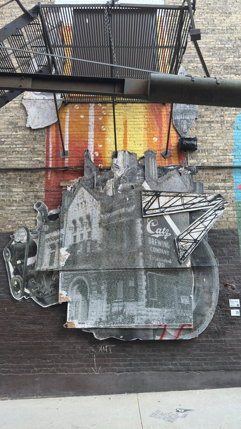 mural in Milwaukee by artist unknown.