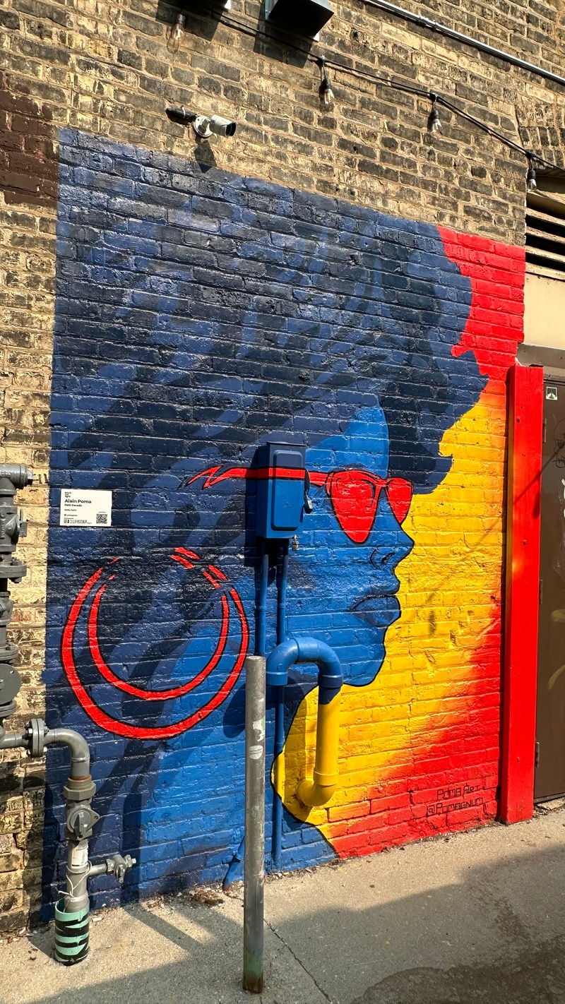 mural in Milwaukee by artist unknown.