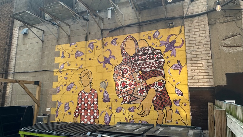 mural in Milwaukee by artist David Najib Kasir.