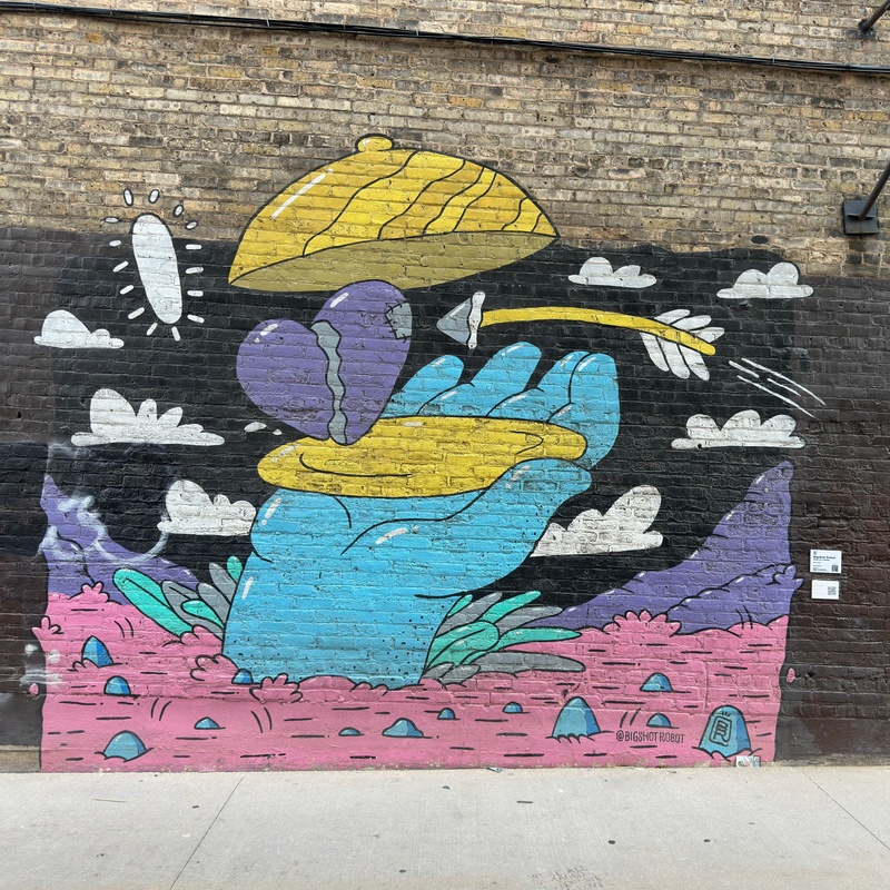 mural in Milwaukee by artist unknown.