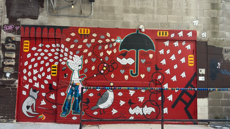 mural in Milwaukee by artist unknown.