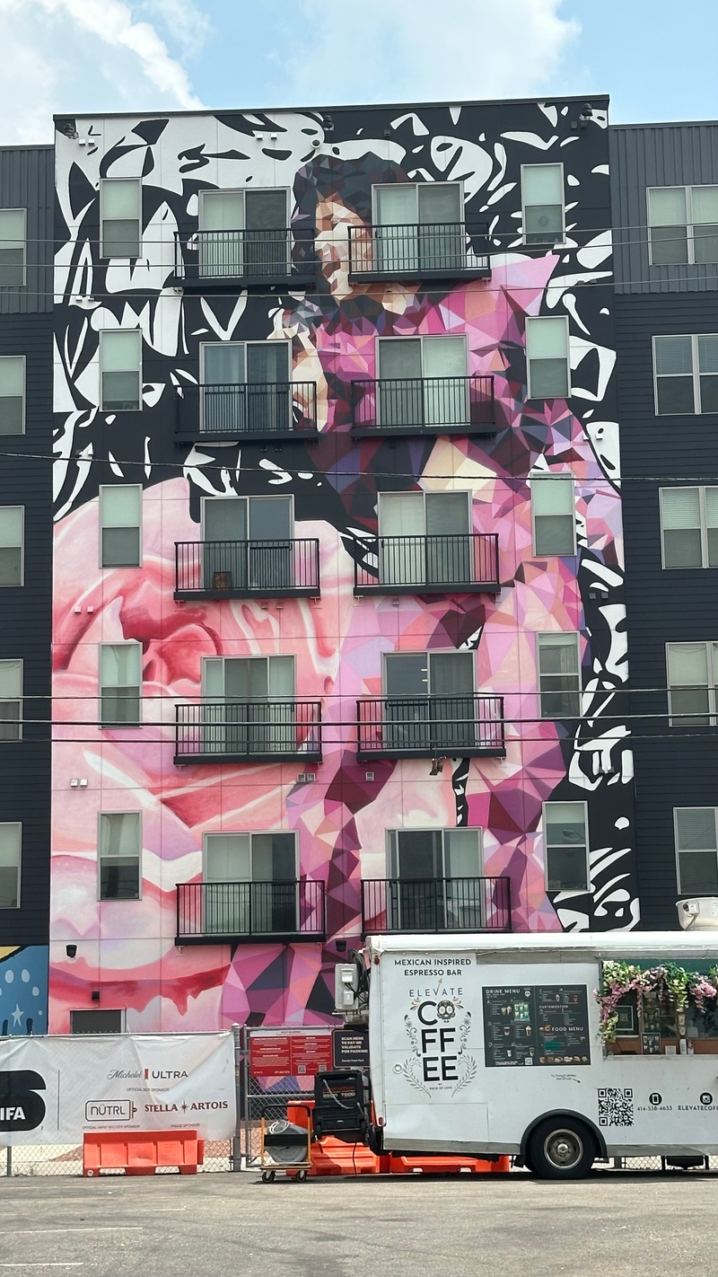 mural in Milwaukee by artist unknown.
