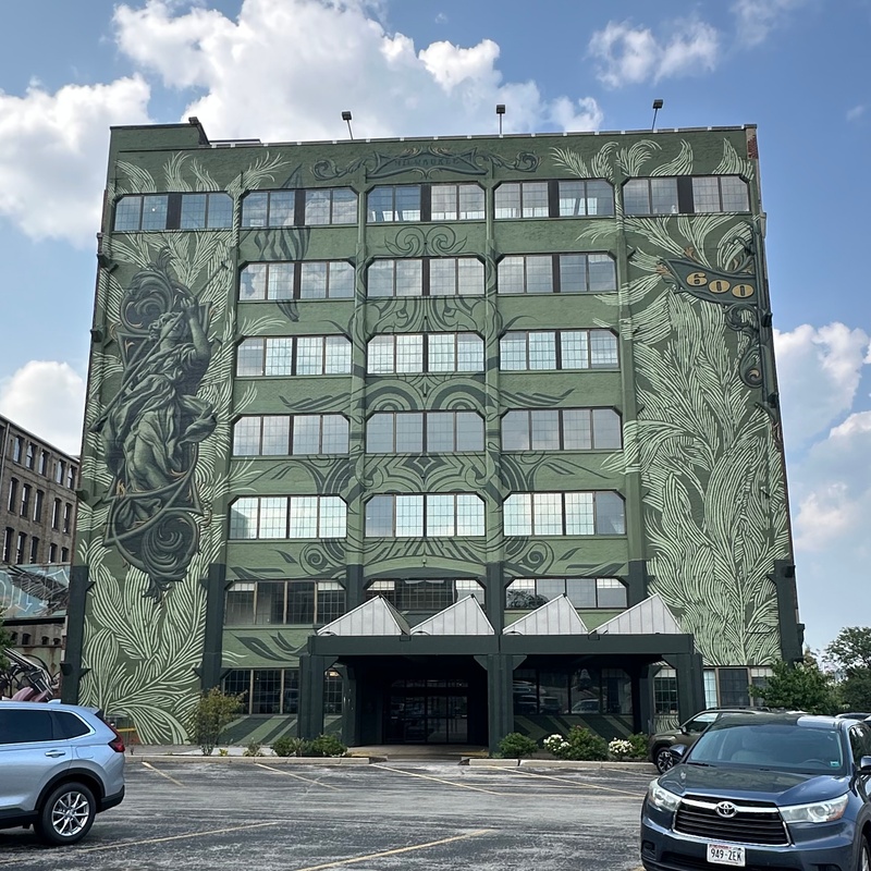mural in Milwaukee by artist unknown.