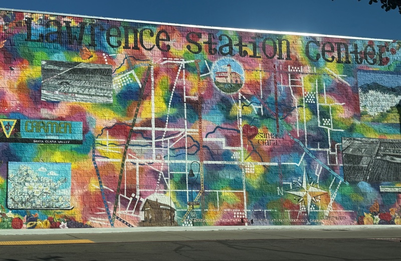 mural in Santa Clara by artist unknown.