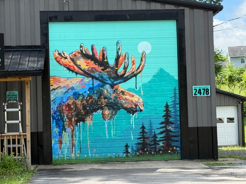 mural in Cato by artist unknown.