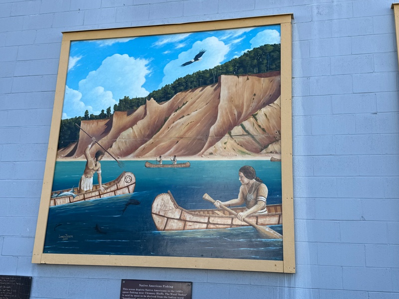 mural in Sodus Point by artist unknown.