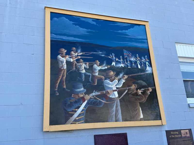 mural in Sodus Point by artist unknown.