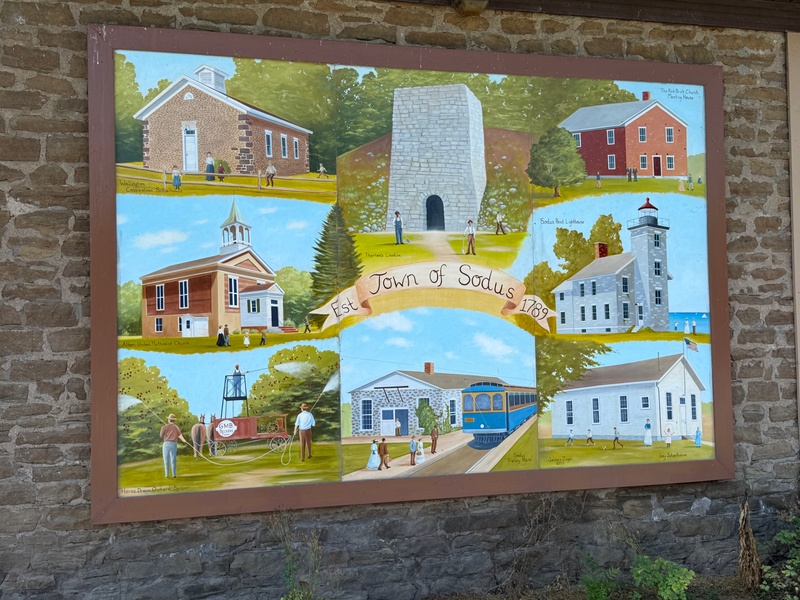 mural in Sodus by artist unknown.