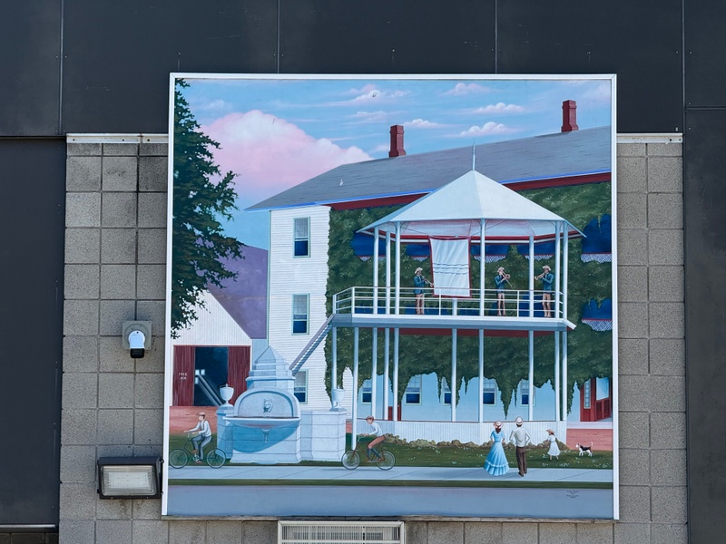 mural in Sodus by artist unknown.