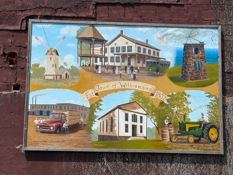 mural in Williamson by artist unknown.