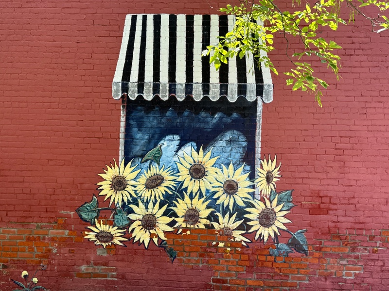 mural in Rochester by artist unknown.