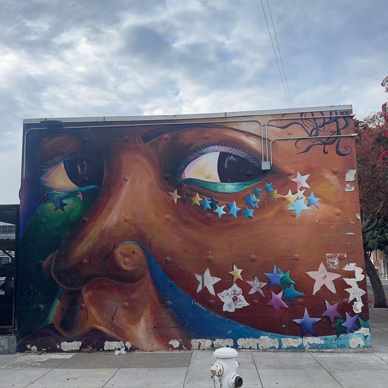 mural in San Francisco by artist unknown.