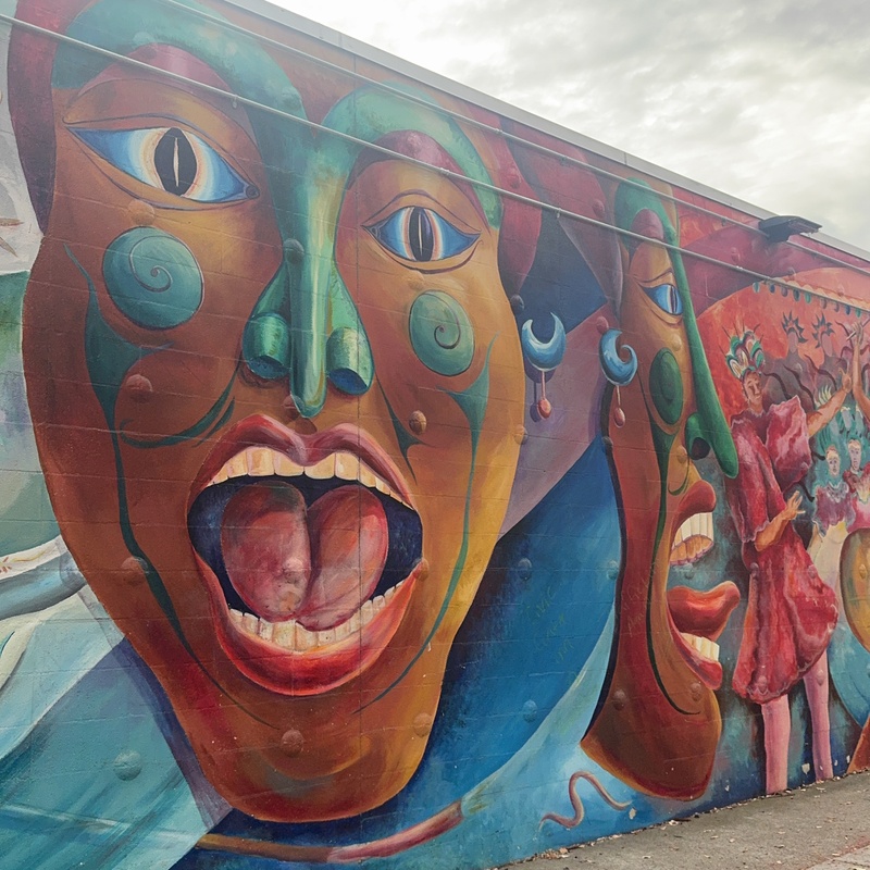 mural in San Francisco by artist unknown.