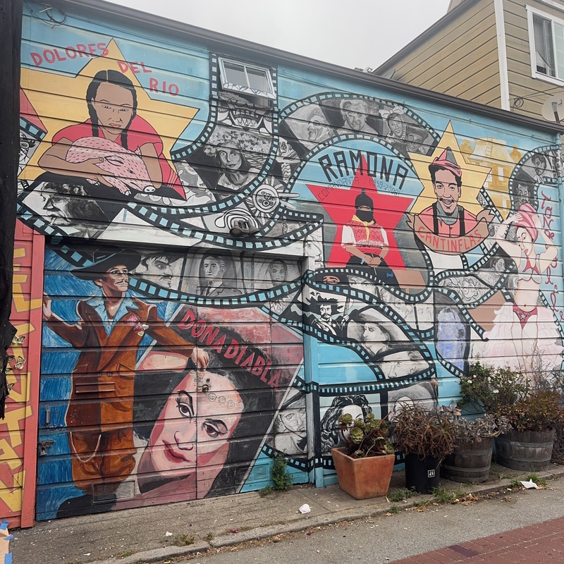 mural in San Francisco by artist unknown.