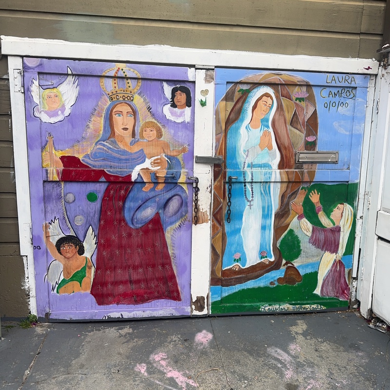 mural in San Francisco by artist unknown.