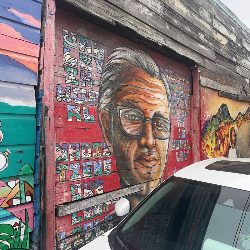 mural in San Francisco by artist unknown.