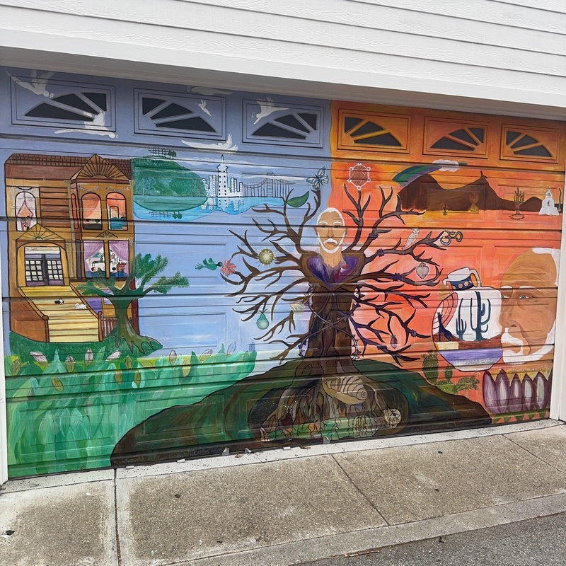 mural in San Francisco by artist unknown.