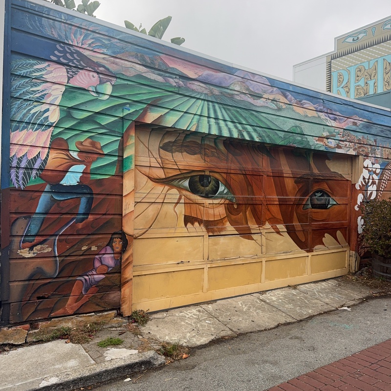 mural in San Francisco by artist unknown.
