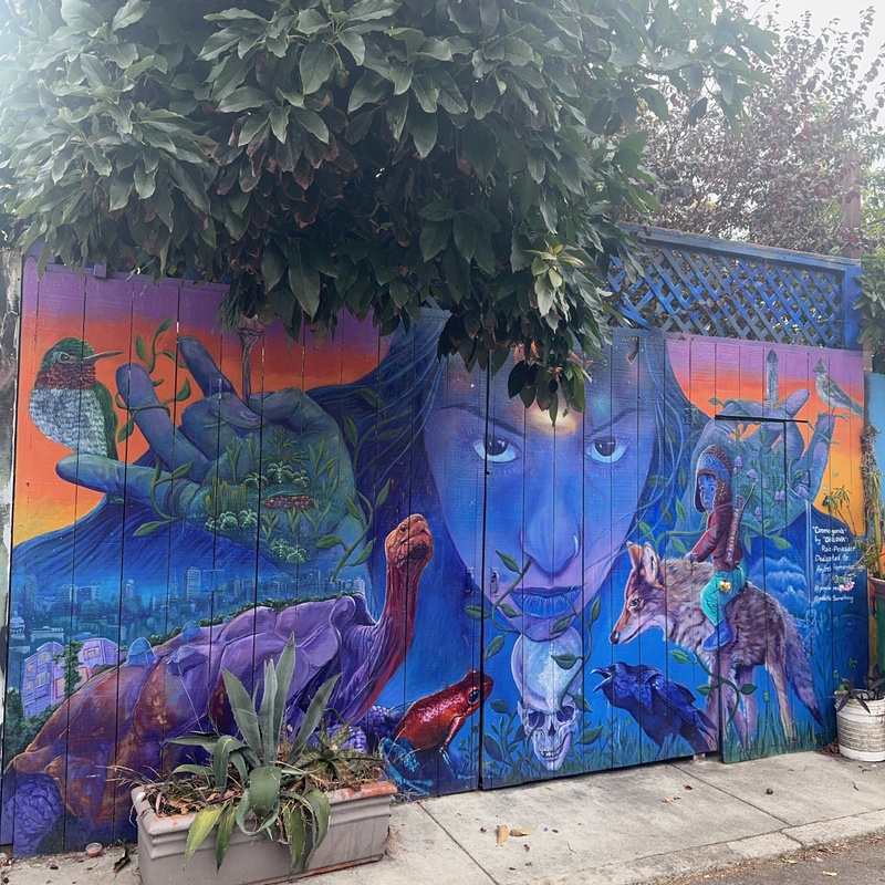 mural in San Francisco by artist unknown.