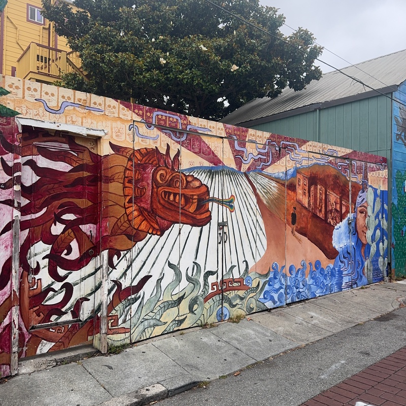 mural in San Francisco by artist unknown.