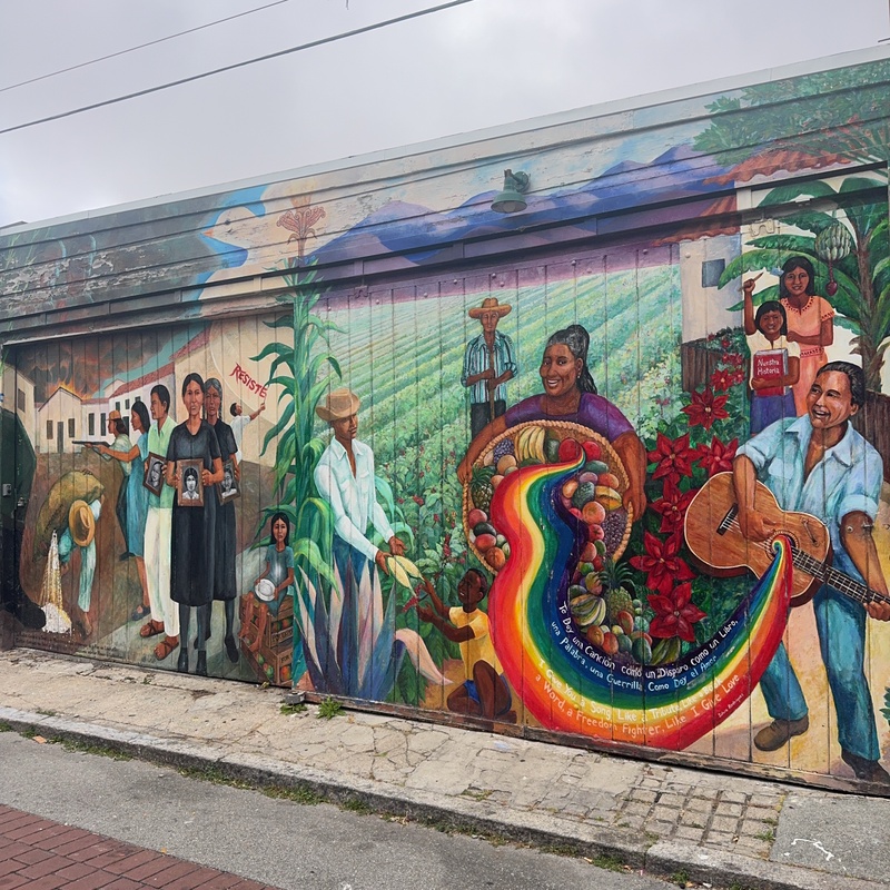 mural in San Francisco by artist unknown.