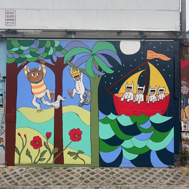 mural in San Francisco by artist unknown.