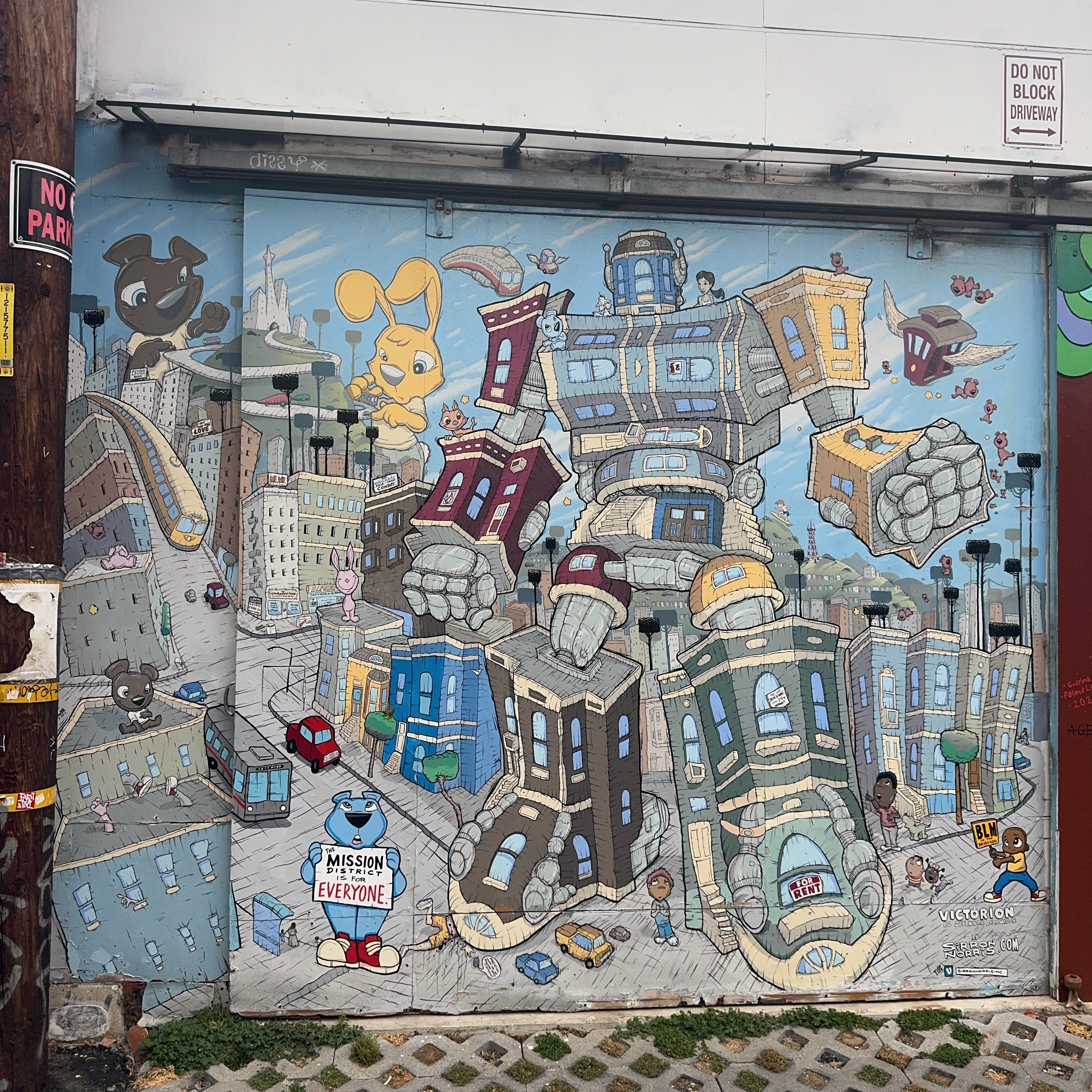 mural in San Francisco by artist Sirron Norris.