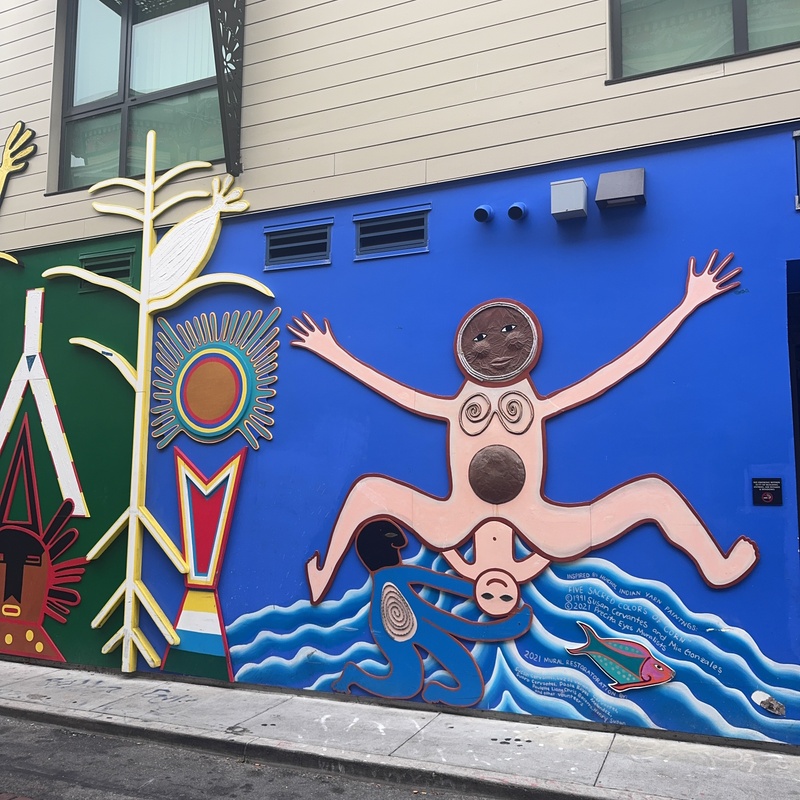 mural in San Francisco by artist unknown.