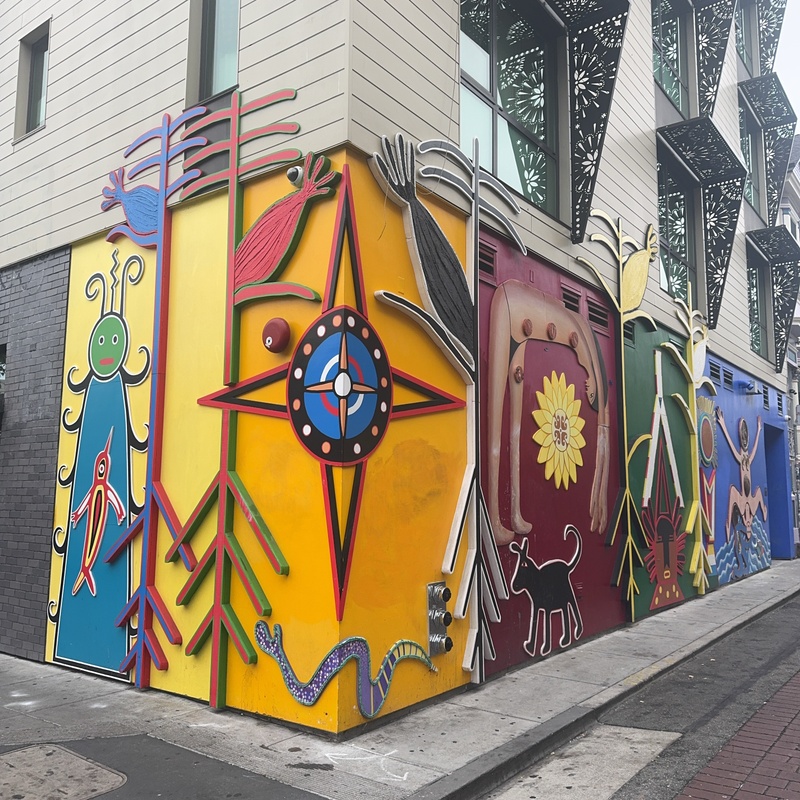 mural in San Francisco by artist unknown.