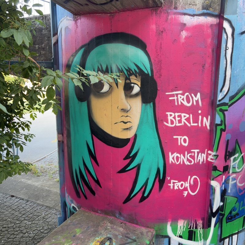 mural in Konstanz by artist unknown.