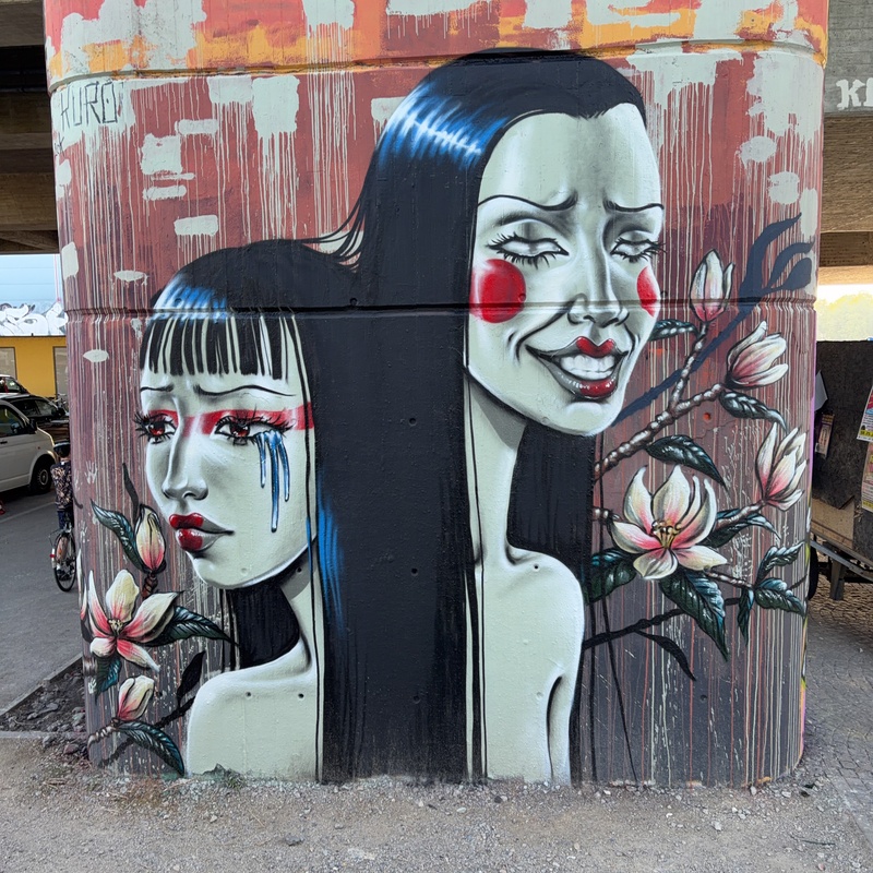mural in Konstanz by artist unknown.