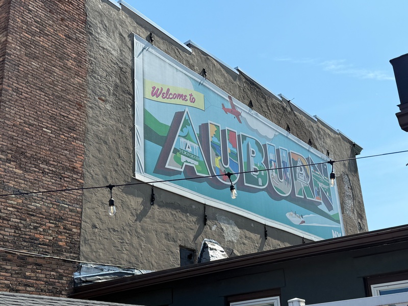 mural in Auburn by artist unknown.