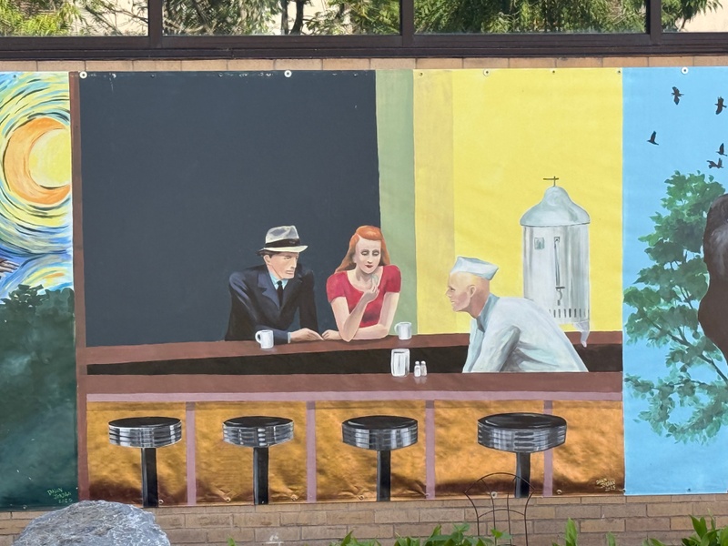 mural in Auburn by artist unknown.