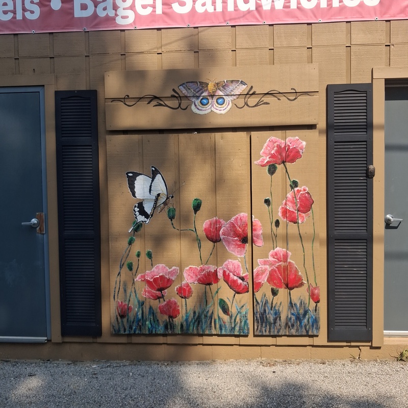 mural in Hart by artist unknown.