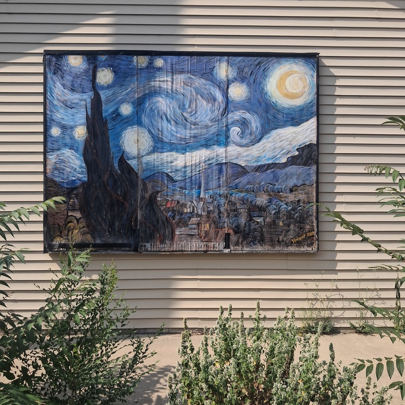 mural in Hart by artist unknown.