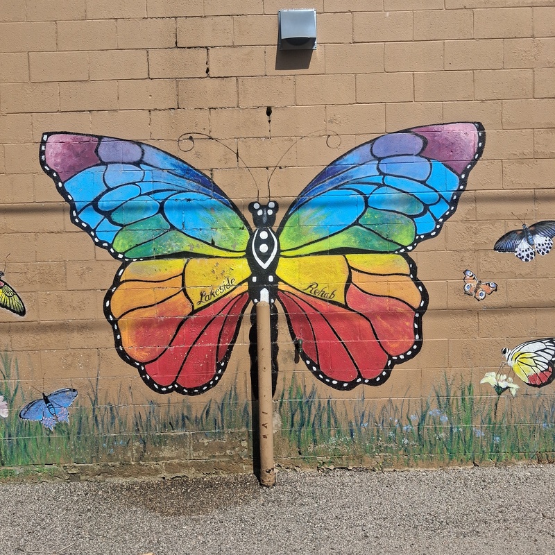 mural in Hart by artist unknown.