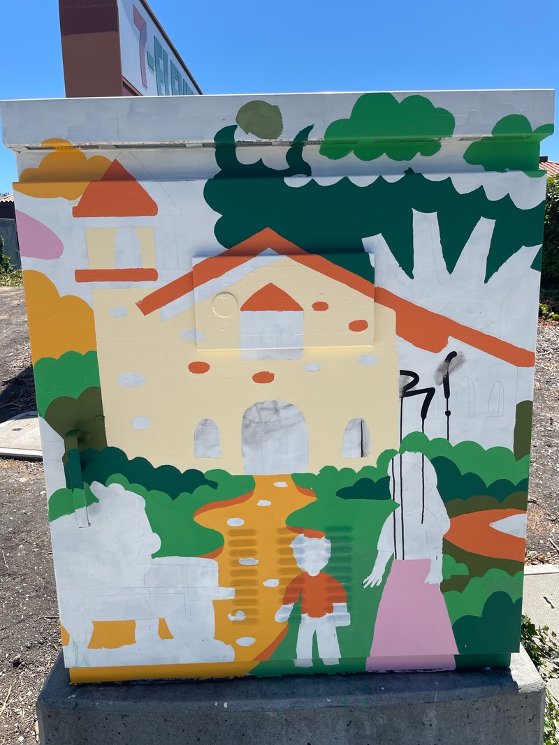 mural in Santa Clara by artist unknown.
