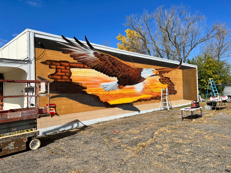 mural in Red Wing by artist Kyle Holdridge.
