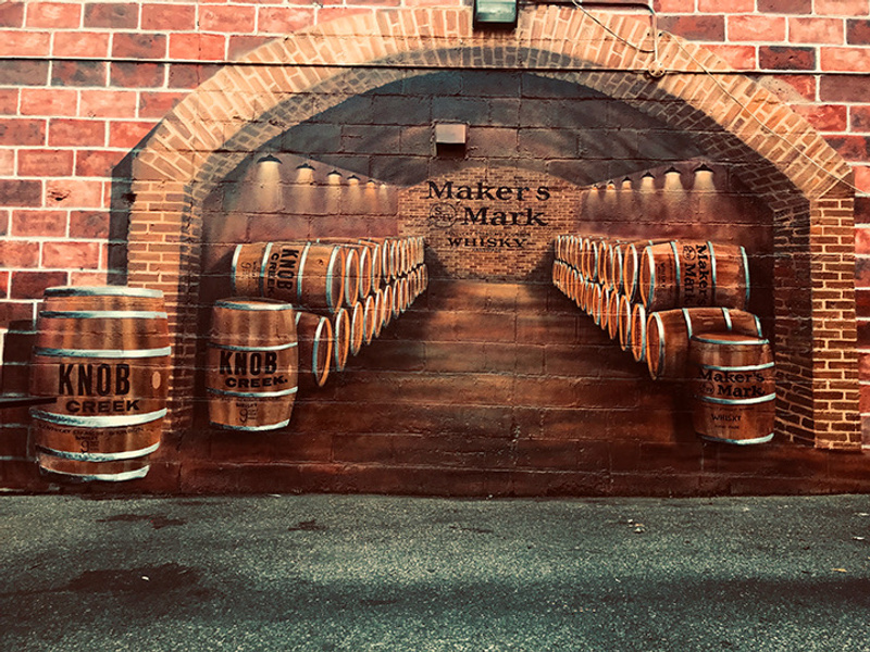 mural in  by artist Kyle Holdridge.