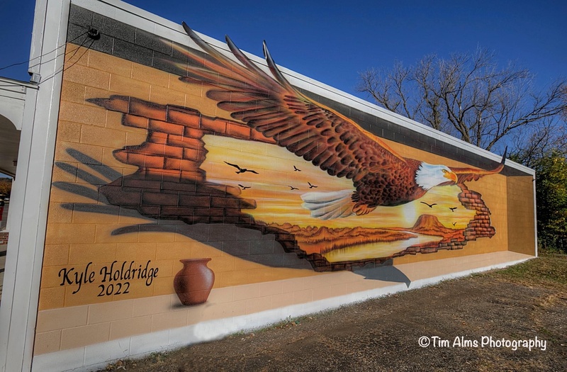 mural in  by artist Kyle Holdridge.