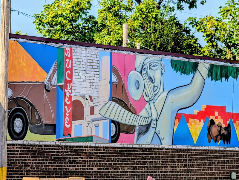 mural in Cleveland by artist unknown.