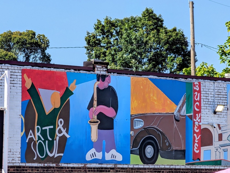 mural in Cleveland by artist unknown.