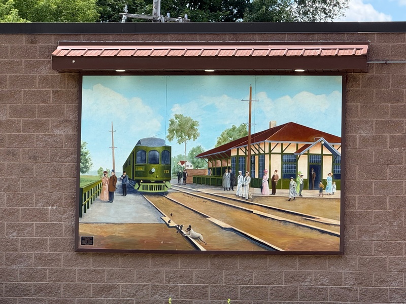 mural in Clyde by artist unknown.