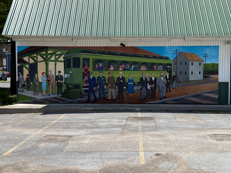 mural in Lyons by artist unknown.