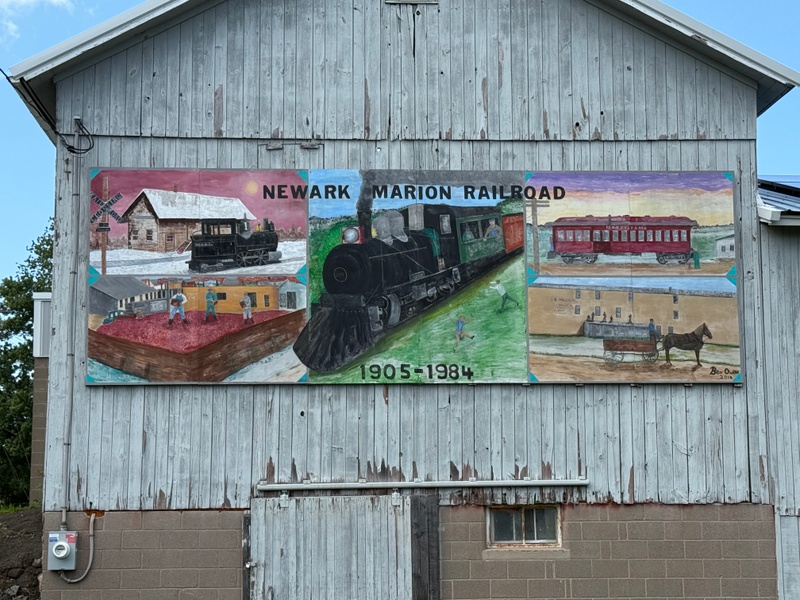 mural in Marion by artist unknown.