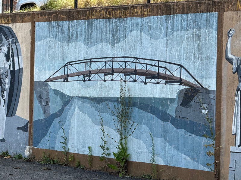 mural in Palmyra by artist unknown.