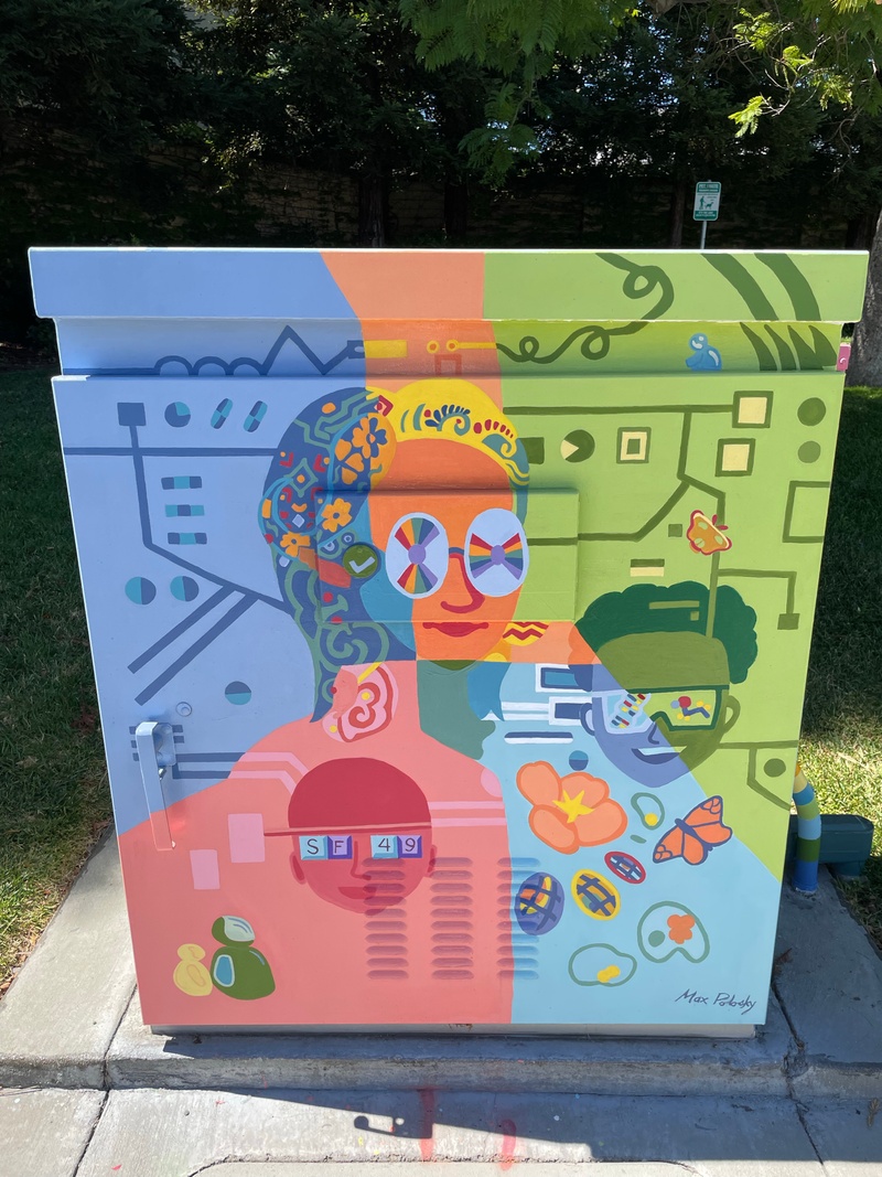 mural in Santa Clara by artist unknown.