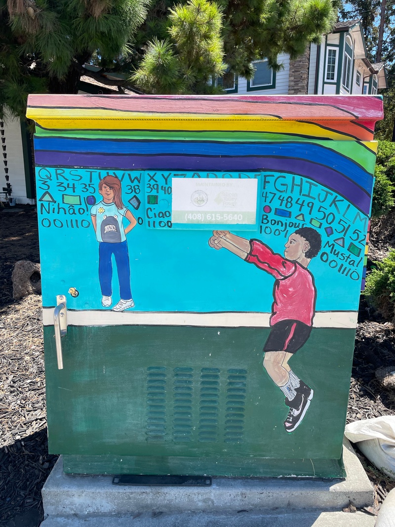 mural in Santa Clara by artist unknown.