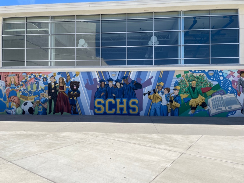 mural in Santa Clara by artist unknown.