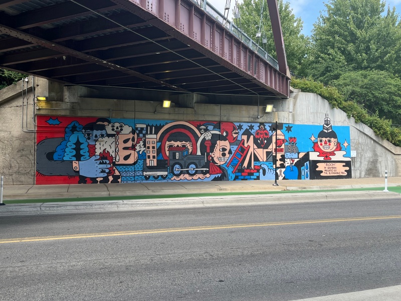 mural in Chicago by artist Sentrock.